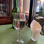 Chouette - Water is provided, along with a wine bottle filled with water for refills.