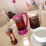 レッドハウスカフェ - 紅茶とコーヒー。砂時計が落ちたら自分で注ぎます～