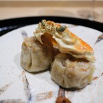 日本料理 研野 - 香住のセコ蟹の身がたっぷりシュウマイ。