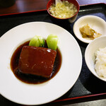 合楽園 - 東坡肉 定食 ¥1,050