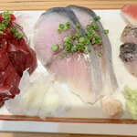 ご馳走 鉄や - 刺身（〆鯖）