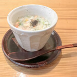 ご馳走 鉄や - 蟹餡かけの茶碗蒸し