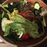 焼肉 スタミナ苑 - 季節野菜のサラダ