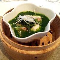 リストランテKubotsu - 産地直送鮮魚（九州産真鯛）とさつま甘海老のフラン　福田さんの野菜と（2022.11）