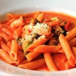 24/7 restaurant - 本日のパスタ（エビとブロッコリーのトマトソースペンネ）