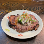 麺屋 Somie's - 京丹波高原豚の厚切りレアステーキ