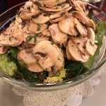 ラミティエ - 砂肝のコンフィとマッシュルームのサラダ