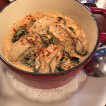 ラミティエ - 魚介のクネル、白身魚、牡蠣の蒸し煮