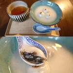 Ryu Cafe - 胡麻団子 金木犀と甘酒のスープ 台湾茶セット