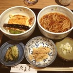 たまき - 数量限定ランチ
夜はお酒を飲みながら
蕎麦をすする。