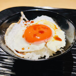 富小路 やま岸 - ◎特別に大好きな目玉焼きを作って貰った❗️