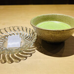 富小路 やま岸 - ◎霜柱と抹茶