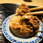 富小路 やま岸 - ◎香箱蟹の蒸し寿司は美味いなぁ〜