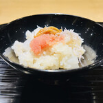 富小路 やま岸 - ☆明太子、ちりめん山椒、なめ茸ご飯