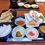 Hokkaido - 刺身天ぷら定食