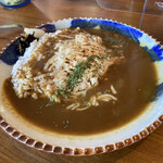 珊瑚礁 - 焼きチーズカレー。中辛。