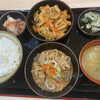 上州 もつ次郎 - 合い盛りもつ定食