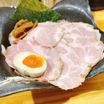 Tsukemen Yumenchu - 焦がしつけ麺 並 チャーシュートッピングの麺