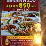 韓国石焼サムギョプサル専門 コッテジ - チラシ