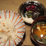 割烹さいお - 釜炊き地鶏御飯