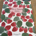 アフタヌーンティー・ティールーム - ★スイーツメニューの表紙が可愛かったので。