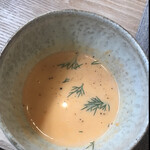 cafe 六花 - スープ提供〜パプリカクリームスープ じゃがいものトロミが隠し味かな　byまみこまみこ
