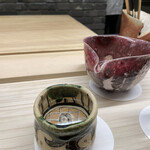 赤坂おぎ乃 - 蟹の前には日本酒オーダー