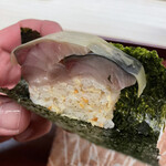 赤坂おぎ乃 - 鯖鮨 海苔で巻いて