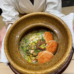 赤坂おぎ乃 - 香箱蟹ごはん