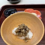 赤坂おぎ乃 - 蓮根金山寺味噌ごはん