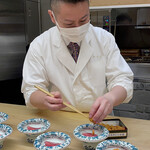 赤坂おぎ乃 - 盛り付け