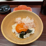 赤坂おぎ乃 - 卵黄ごはん