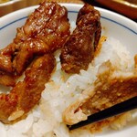 Daiichi Horumon - やっぱ白飯(しろめし)だいねー、白飯がうんめーんさーねー。と言いながら豚ロースをパクッ！