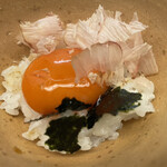 赤坂おぎ乃 - 卵黄ごはん