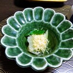 割烹旅館 桃山 - 小鉢 数の子旨出汁 糸がき添え