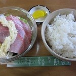 ハンター - ハムサラダ６００円と飯の組み合わせ