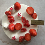 equilibre - 苺ショートケーキ（真上から）