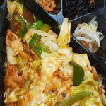 大戸屋ごはん処 - 豚と野菜の豆豉味噌炒め弁当￥770税込み(R3.8.25撮影)