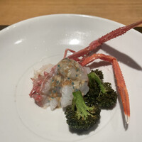 日本料理FUJI - アカザエビの味噌で頂きます