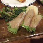 金町製麺 - 生ハムモッツアレラ