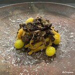 カーサ・デル・チーボ - 天然 真鴨のラグーと銀杏のタヤリン