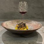 カーサ・デル・チーボ - 天然 真鴨のラグーと銀杏のタヤリン