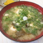 末広食堂 - みそ汁　１５０円