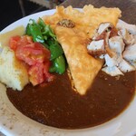 ブラウンオニオンカレーファクトリー - ・「2種のカレー チーズエッグ(¥1480)」