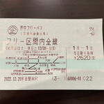 Badembaden - 元旦は乗り鉄でJRの青空フリー切符2620円を使って岐阜県下呂温泉駅まで！