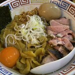 塩そば専門店 桑ばら - 鴨香油のもち姫手切り手揉み麺