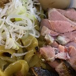塩そば専門店 桑ばら - 鴨香油のもち姫手切り手揉み麺