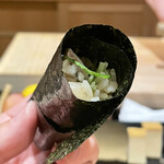 すし宮川 - 鰯の手巻