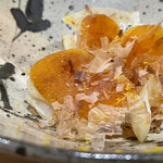 すし宮川 - 自家製唐墨、百合根月光