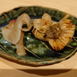 Sushi Taira - 北寄貝の炙り